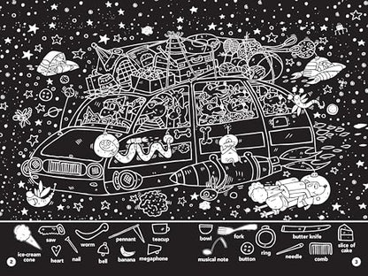 Space Hidden Pictures Puzzles to Highlight: Space-Themed Hidden Pictures Activity Book for Kids with Neon Highlighter Puzzles (Highlights Hidden Pictures Puzzles to Highlight Activity Books)