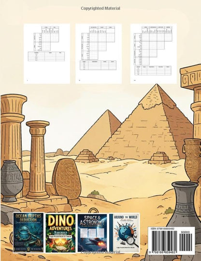 Ancient Civilizations 76 Logic Puzzles to Sharpen Your Focus: Logic Puzzle Book for Adults (The Logic Puzzle Collection)