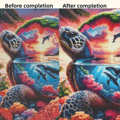 CSZPPQAF Diamond Painting Kits for Adults, Sea Turtle Diamond Art - color: KM1269-1