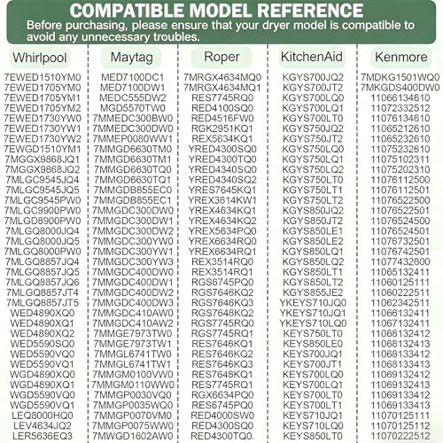 4392065 Dryer Repair Kit with 341241 Dryer Belt