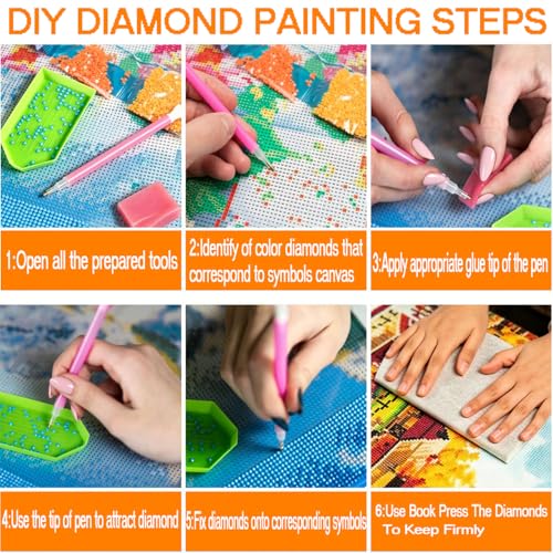 Peacock Pearl Diamond Art Kits for Adults,Diamond Painting Kits 11.8X11.8In - color: DE6606
