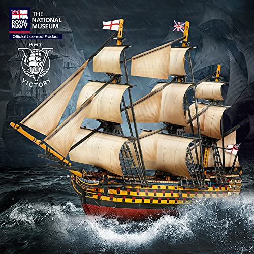 CubicFun 3D Puzzles Large HMS Victory Vessel Ship Sailboat Model Kits for Adults and Teens Toys, 189 Pieces, T4019h - style: C-Ship-HMS Victory | 1/150