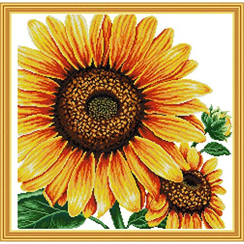 ITSTITCH Stamped Cross Stitch Kits Pre-Printed Cross-Stitching Starter Kit for Beginners Adults, Embroidery Needlework Kits Wall Decorations (Stamped 24.8×24.4 inch) - color: Stamped 24.8×24.4 inch