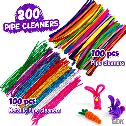 Goody King 1170Pcs+ Arts and Crafts Supplies for Kids - size: Xlarge