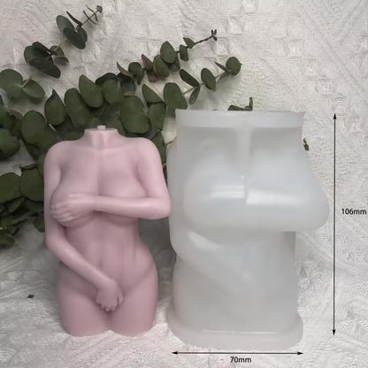 Candle Molds - Silicone Mold for Candles Making, DIY 3D Moulds for Soy Wax, Beeswax, Scented Candle, Valentine's Day Gifts (People) - color: People
