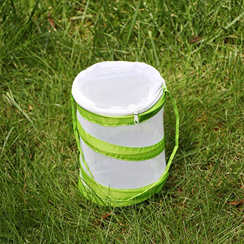 Mini Butterfly Habitat, Insect Mesh Cage, Bug Terrarium Pop Up 5.5" x 7" Tall (Pack of 4) - size: 5.5" x 7" (Pack of 4)