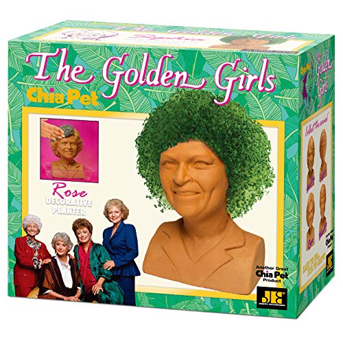 Chia Pet Golden Girls Rose Terracotta Planter with Seed Pack - style: Golden Girls - Rose