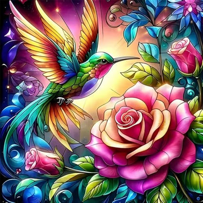 ajepon Hummingbird Diamond Art Kits for Adults 14X14 inch - color: G9657
