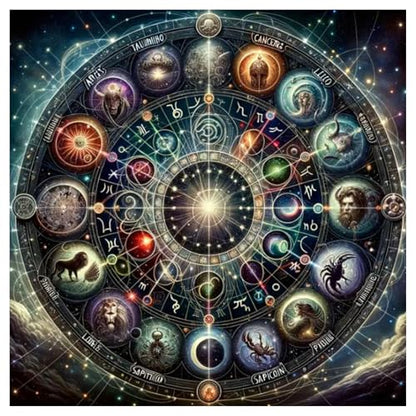 Fantasy Diamond Art Kits for Adults, Diamond Painting Kits 14x14 Inch - color: Style 12