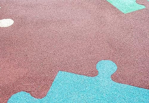 Fast Patch Poured-in-Place Surfacing Repair Kit Fix Rubber Playground (Blue, Small) - color: Blue, size: Small