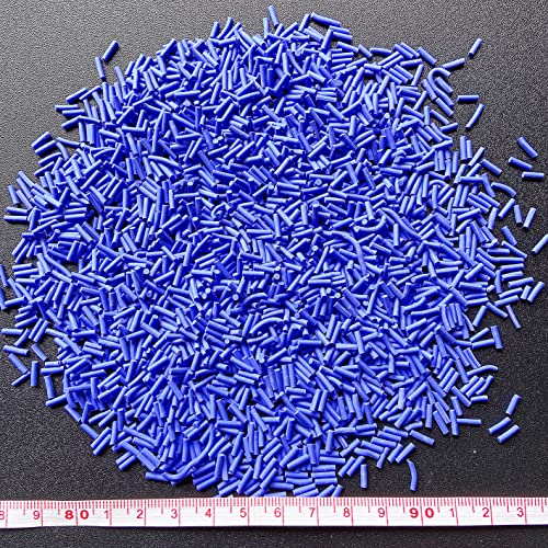 EHOPE 50g Fake Sprinkles Resin Sprinkles Fake Candy Sprinkles Clay Sprinkles Polymer Sprinkles Polymer Clay Slices for Nail Art DIY Crafts Cake Phone Case(11-Dark Blue） - color: 21-Dark Blue