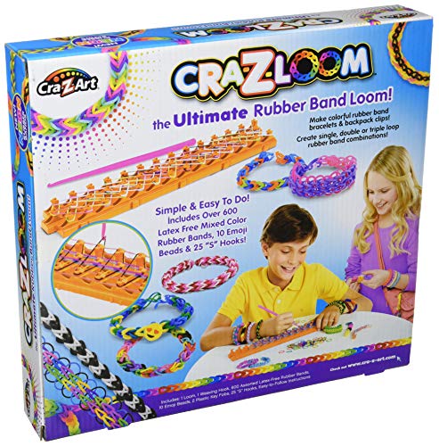 Cra-Z-Art CRA-Z-Loom Ultimate Rubber Band Bracelet Maker Activity Kit for Ages 8 and Up (Packaging May Vary)