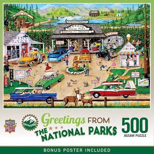 MasterPieces - 550 Piece Jigsaw Puzzle, The National Parks, Fun for Adults, Family, Kids, 18" x 24" - style: The National Parks
