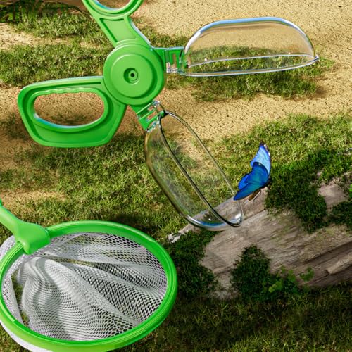 Live Caterpillar to Butterfly Kit - 7pcs Butterfly Habitat,Butterfly cage,Caterpillars for Butterflies Kit 7 Pieces,Insect Mesh Cage