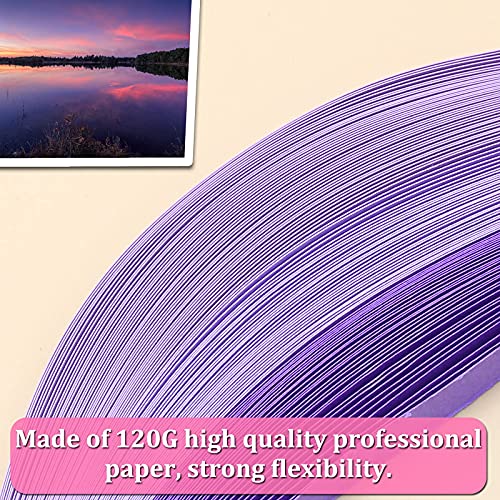 Zorfeter Multi-Color Quilling Paper Strips Kits, 7mm Width, 15" Length - size: Paper Width: 7mm