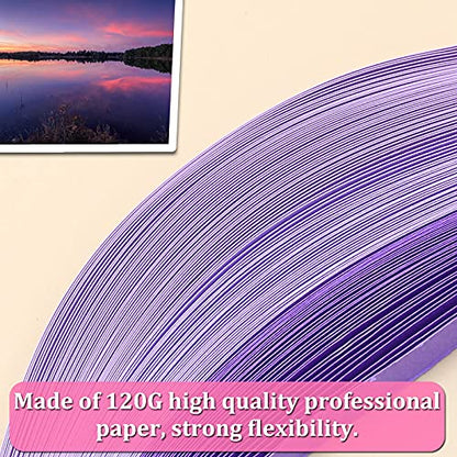 Zorfeter Multi-Color Quilling Paper Strips Kits, 7mm Width, 15" Length - size: Paper Width: 7mm