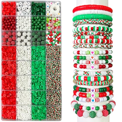 Italy Italian Mexico Mexican Christmas Clay Beads Bracelets Making Kit