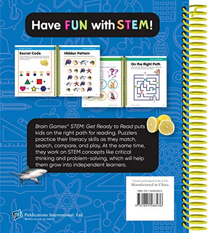 Brain Games STEM - Get Ready to Read: Picture Puzzles for Growing Minds
