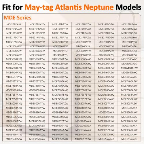 303373K Dryer Roller repair Kit Fit for May-tag Atlantis Neptune Dryer Parts MDE7600AYW MDE9206AYW MDG4000BWW MDG5500AWW MDE4000AYW MDE6400AYW MDE5500AYW MDE7400AYW MDE3000AWW MDE2500AYW MDE3000AYW