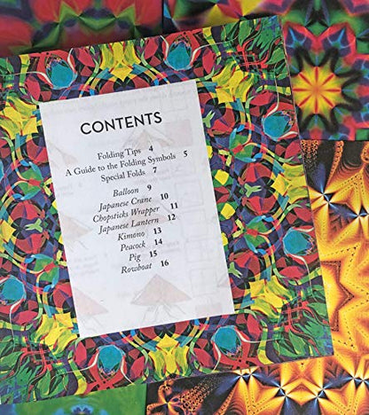 Origami Kaleidoscope Paper Pack Book: 256 Double-Sided Folding Sheets (Includes Instructions for 8 Models)