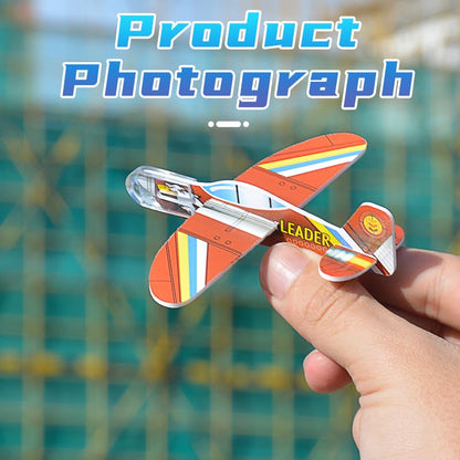 LUCKY GUESS Foam Glider Planes, 50 PCS Assorted Paper Airplanes for Kids