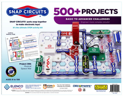 SNAP CIRCUITSPro SC-500 STEM Electronics Kit, 500+ Projects, Ages 8+ - size: 500 Projects
