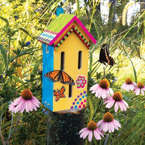 MindWare Make Your Own Butterfly House Kit - Butterfly Craft Kit for Kids Age 5 and Up