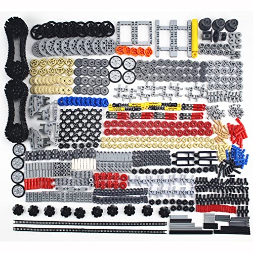 1533 PCS Technical Parts Building Block Accessories Vehicles Gears Cross Axles Wheels Connector Pieces Set Chain Link Pin Joint Shock Absorber MOC Toys - style: MA1533