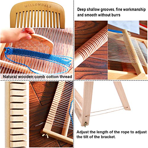 WILLOWDALE 25.2" H x 19.3" W Weaving Loom with Stand for Adults - size: Large