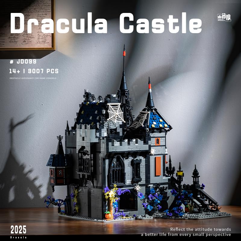 Dracula Haunted House - Blocks Set,3007 PCS Halloween Castle for Adults - style: Dracula Castle
