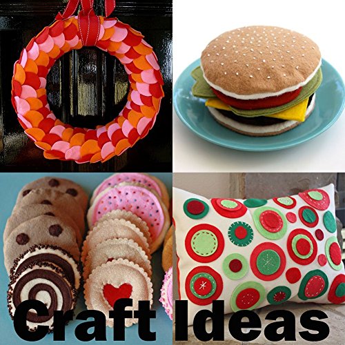 Playfully Ever After Red Craft Felt Circles (5 Inch - 18pc) - size: 5 Inch - 18pc