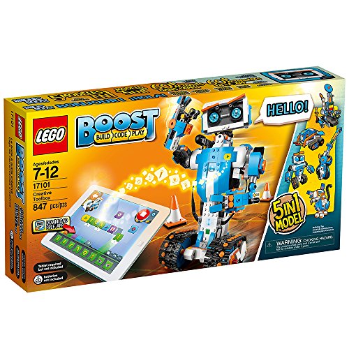 LEGO Boost Creative Toolbox 17101 Fun Robot Building Set and Educational Coding Kit for Kids, Award-Winning STEM Learning Toy (847 Pieces) - style: Standard Packaging