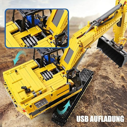 Mould King 13112 RC Excavator Building Set, Remote Control Truck Model Kit