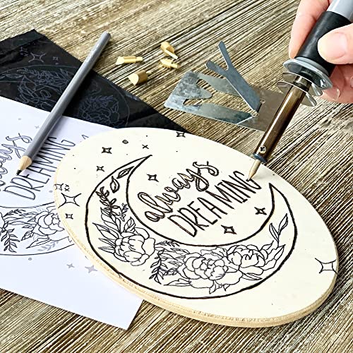 ArtSkills Wood Burning Kit for Beginners - 48 Piece Woodburning Gift Set
