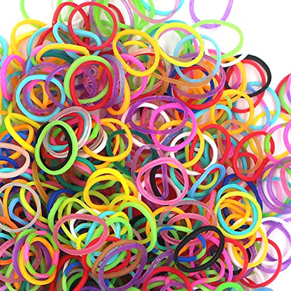 10000pcs Rubber Loom Bands Bracelet Making Kit, Complete Color Set-A - color: Color Set A