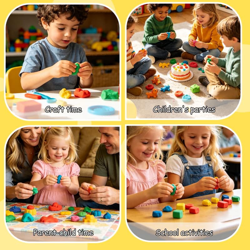 MuseLuxe 120 Colors Air Dry Clay Kit with Sculpting Tools - color: 120 Colors