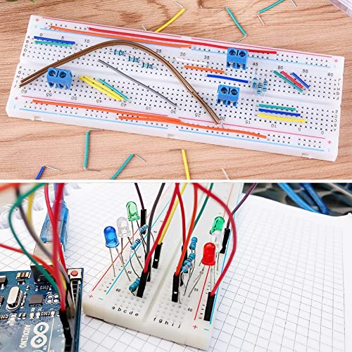 65pcs Jumper Wires Solderless Flexible Breadboard Cable Male to Male Compatible with Arduino Breadboard and Circuit Board