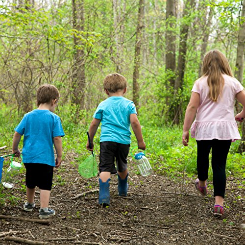 reCAP Kids Explore Plastic Mason Jar Bug Catcher Habitat Kit, Made in the USA, BPA-Free