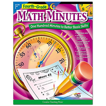 Creative Teaching Press® Math Minutes Book, Grade 4