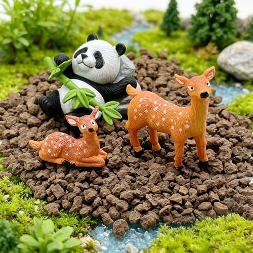 Miniature Rock Basing Kit Miniature Rock Landscape Rocks DIY Terrain Model Kit Basing Kit for Terrain Scenery Landscape Model Railroad Sand Table Material, Volcanic Red - color: Volcanic Red
