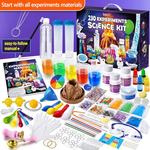 PATIFEED 230 Experiments Science Kit for Kids Chemistry Set - style: 230 Experiments Science Kit