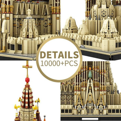 Spain Sagrada Familia Cathedral Church Building Sets,10045 PCS for Adult - style: Sagrada Familia