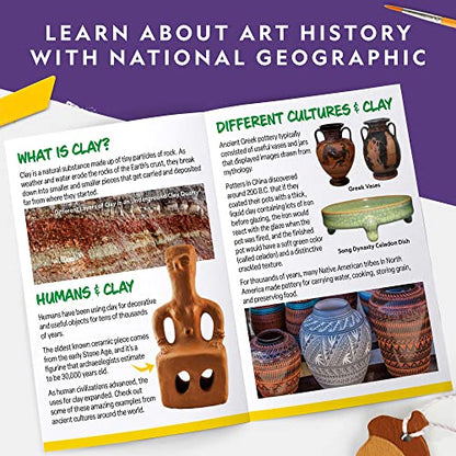 National Geographic Air-Dry Modeling Clay Arts and Crafts Kit for Kids - style: Air-dry Clay Pottery Kit
