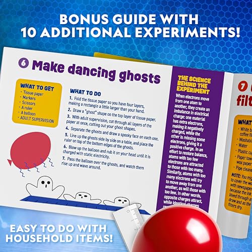 National Geographic Gross Science Kit Chemistry Toy for Ages 8-12 - style: 16 Gross Experiments