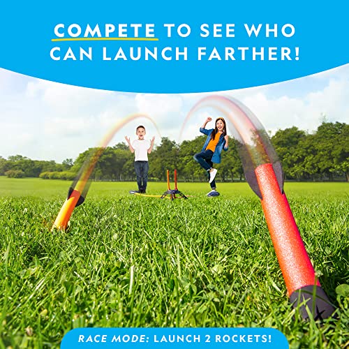 National Geographic Dueling Air Rocket Launcher Outdoor Toy for Kids - style: Air Rocket Racers