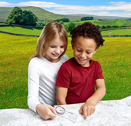 Brainstorm Toys Outdoor Adventure Compass Designed for Children Ages 3+ Years, Multicolor - style: Compass