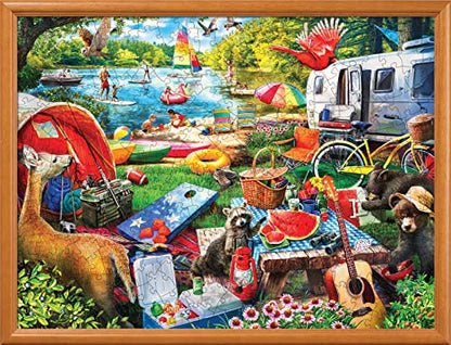 MasterPieces - 300 Piece Jigsaw Puzzle, Large EZ Grip Shapes, Little Rascals, Fun for Adults, Seniors, Family, Kids, Non-Glare Finish, 18"x24" - size: 300 Piece