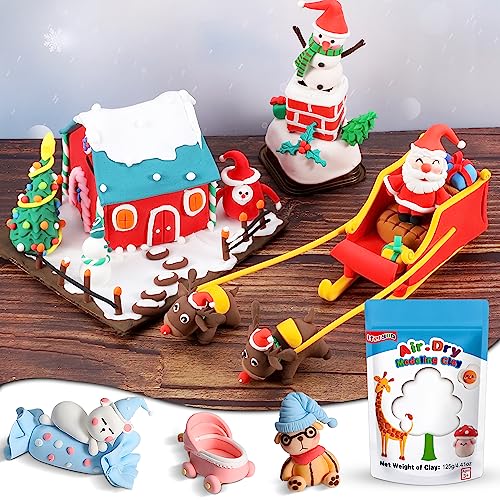 ifergoo 125g Foam Magic Modeling Clay, 4.41 oz White Air Dry Clay for Kids - color: 1 Color (White)