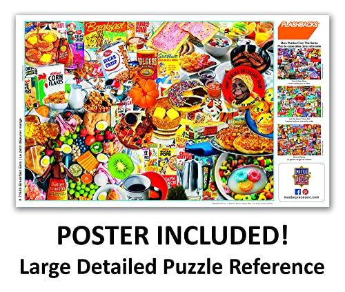 MasterPieces - 1000 Piece Jigsaw Puzzle, Breakfast of Champions, Fun for Adults, Family, Kids, Non-Glare Finish, 19.25" x 26.75" - size: 1000 Piece