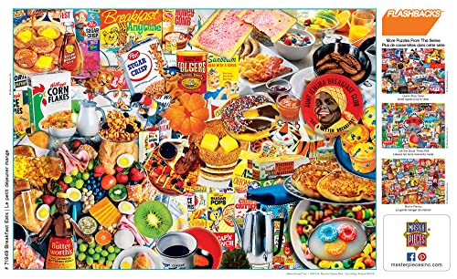 MasterPieces - 1000 Piece Jigsaw Puzzle, Breakfast of Champions, Fun for Adults, Family, Kids, Non-Glare Finish, 19.25" x 26.75" - size: 1000 Piece